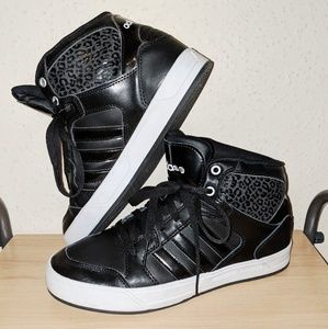 Black Adidas High Tops